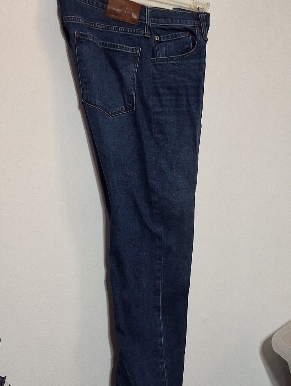 PAIGE Men's Slim Straight Dark Blue Jeans
